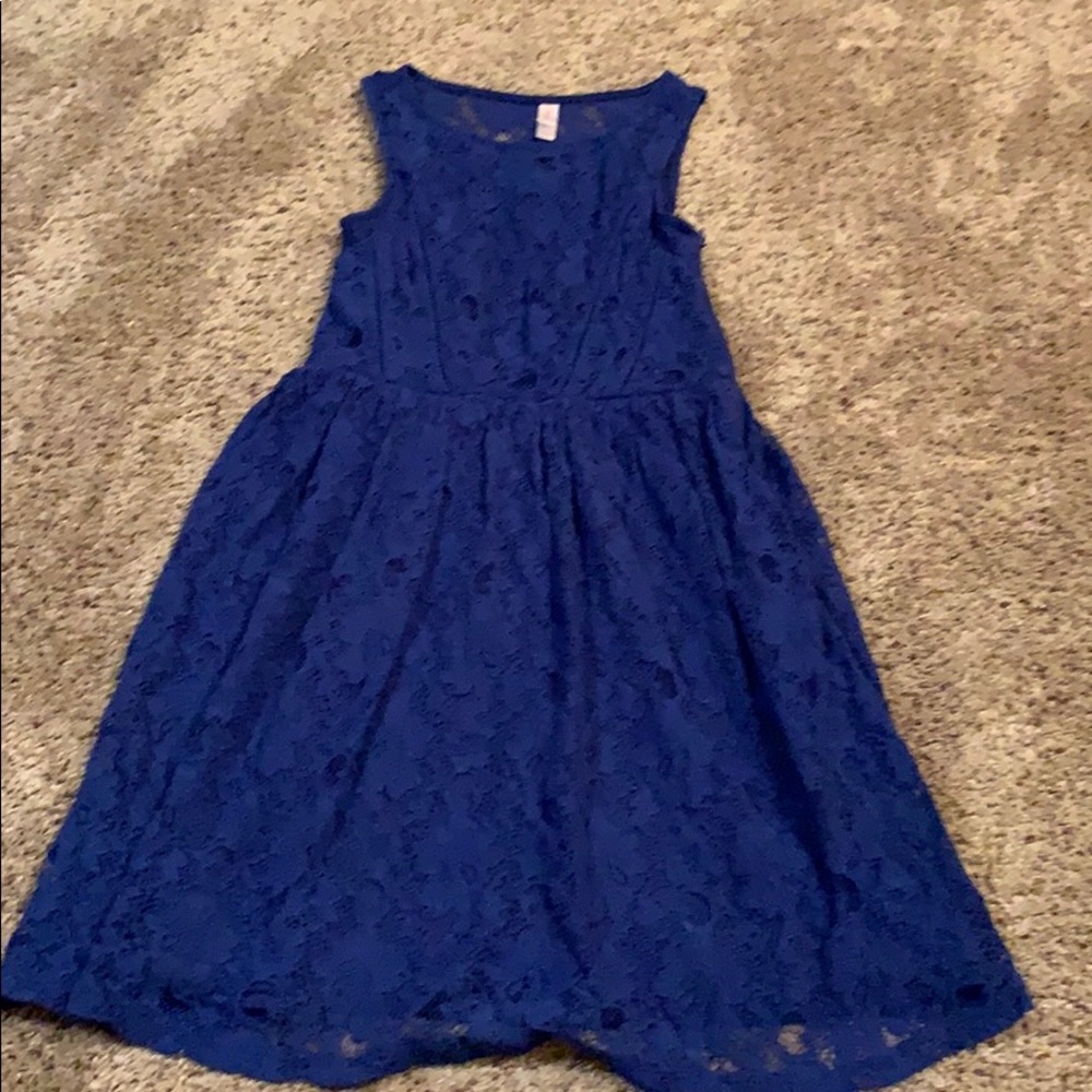 Blue dress